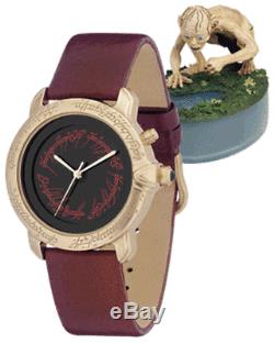 NIB Lord of The Rings Limited Edition Gollum Fossil Watch in Display Case #1188