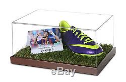 Neymar Jr Signed Football Boot Display Case Barcelona Autograph Memorabilia COA