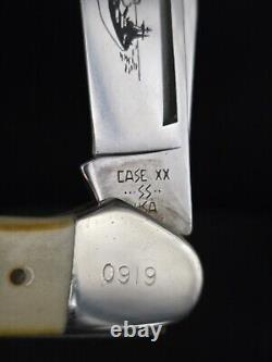 Nice 1985 CASE XX- GUNBOAT Three Knife Set Factory Display Box COA #0919 @13