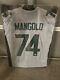 Nick Mangold New York Jets Signed Grey Jersey Autographed Psa Coa W Display Case