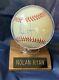Nolan Ryan Astros Signed Official Al Mlb Baseball With Coa And Display Case