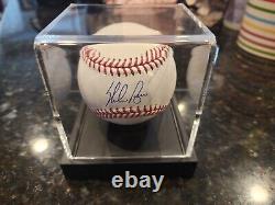 Nolan Ryan Autograph Signed Baseball with Display Cube. COA/BECKETT