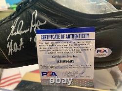 Nolan Ryan Signed Baseball Cleat With Display Case Inscribed HOF'99 (PSA COA)