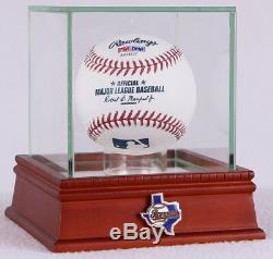 Nolan Ryan Signed OML Baseball with High Quality Display Case (PSA COA)
