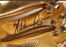 Nolan Ryan Signed Rawlings Mini Baseball Glove with Display Case (PSA COA)