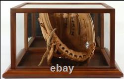 Nolan Ryan Signed Vintage Spalding Baseball Glove With Display Case PSA COA