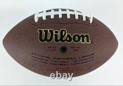 O. J. McDUFFIE Signed Wilson NFL Football (JSA Witness COA) WithDisplay Case