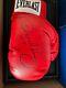 Oscar De La Hoya Signed Everlast Boxing Glove Coa In Display Case