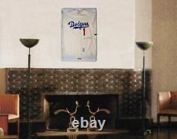 PEE WEE REESE Signed AUTOGRAPH Jersey, COA UACC, NEW Display CASE, DODGERS MLB