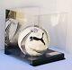 Pele Autographed Puma Brazil Soccer Ball Signed Steiner Coa (with Display Case)