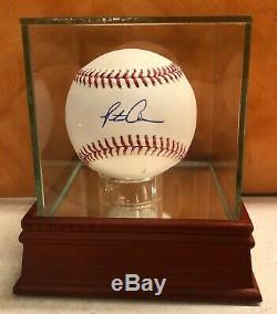 PETE ALONSO SIGNED BASEBALL WithSTEINER DISPLAY CASE FANATICS COA