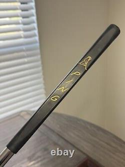 PING 50th Anniversary 1-A Gold Putter With Display Case & COA 252/1000 Rare