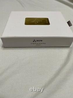 Pamp Acre Gold Swiss 2.5 Grams. 9999 Fine Bar Sealed In Assay Coa + Display Case