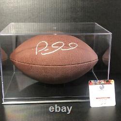 Patrick Mahomes Autographed Football! Display Case Included- Global Coa & Loa