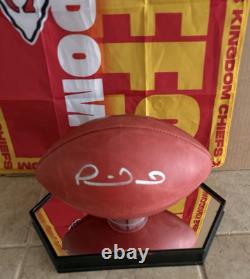 Patrick Mahomes Autographed Football From Super Bowl LV withdisplay-Beckett COA