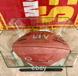 Patrick Mahomes Autographed Football From Super Bowl LV withdisplay-Beckett COA