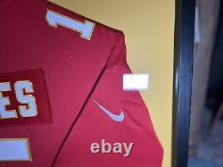 Patrick Mahomes Signed Jersey Withdisplay Case And Coa By Five Star