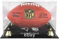 Patriots Football Logo Display Case Fanatics Authentic COA Item#11794114