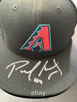 Paul Goldschmidt Autographed Baseball Cap Withdisplay Case. COA From Fanatics