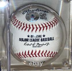 Paul Konerko Autographed OML Baseball Beckett BAS COA White Sox Card Display
