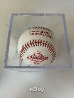 Paul O'Neill Autographed 1996 World Series Baseball Yankees Display Case COA