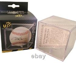 Pete Rose Autographed MLB Signed Baseball 4256 JSA COA With UV Display Case