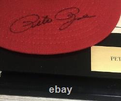 Pete Rose Los Angeles Angels Signed Auto Autographed Hat withCOA & Display Case