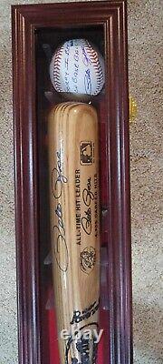 Pete Rose Signed Bat & Ball with COA