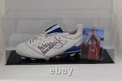 Peter Beardsley Signed Autograph Football Boot Display Case Liverpool COA