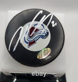 Peter Forsberg Hockey Signed Puck with Acrylic Display Case COA