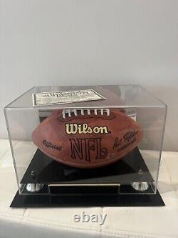 Peyton Manning 2004 49 Touchdown MVP Autographed Football With Display Case & COA