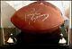 Peyton Manning Signed Football In Display Case With Coa