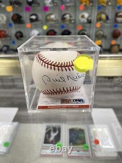 Phil Niekro Milwaukee Atlanta Braves Signed Baseball PSA/DNA COA with Display Case