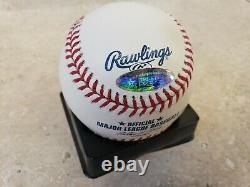 Phil Niekro Signed Baseball with Display Case TriStar COA Sticker