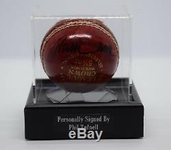 Phil Tufnell Signed Autograph Cricket Ball Display Case Sport England AFTAL COA