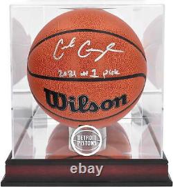 Pistons Basketball Display Fanatics Authentic COA Item#11920308