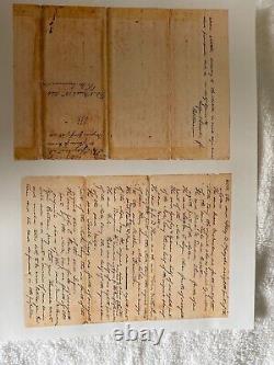 President Abraham Lincoln ACTUAL Handwritten word & display case COA