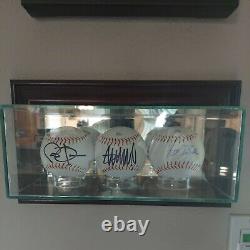 Presidents Autographed Baseballs With Display Case Heritage COA for All Included