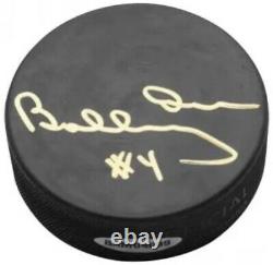 RARE Autographed Bobby Orr Bruins LE #34/50 Puck WithCurved Display Case (UDA/COA)