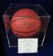 Rare Signed Withcoa Jason Kidd Nba Spalding Basketball Withcube Display Case