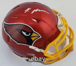 RONDALE MOORE Signed Arizona Cardinals Flash Alternate Mini Helmet (JSA SD COA)