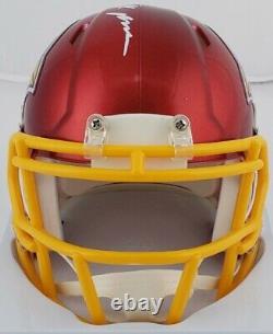 RONDALE MOORE Signed Arizona Cardinals Flash Alternate Mini Helmet (JSA SD COA)