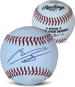 Rafael Devers Boston Autographed MLB Signed Baseball with Display Case JSA COA