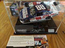 Rare Dale Earnhardt JR Autographed Impala SS with custom display case with coa j