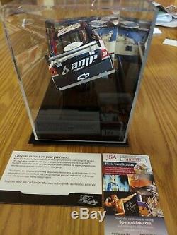 Rare Dale Earnhardt JR Autographed Impala SS with custom display case with coa j