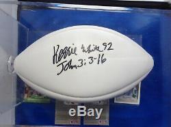 Reggie White Autographed NFL Football (Includes jsa COA & free Display Case)