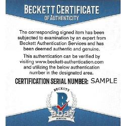 Rickey Henderson Autographed MLB Signed Baseball Beckett COA With Display Case