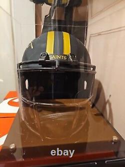 Ricky Williams Signed Full Size Lunar Saints Helmet With COA and CASE