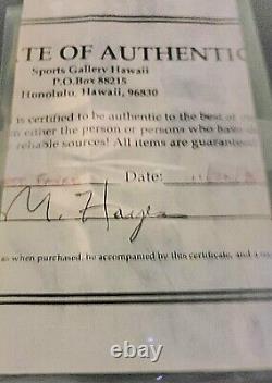 Riddell Brett Favre Auto Mini-Helmet WithDisplay COA Sport Gallery in 1998-PACKERS