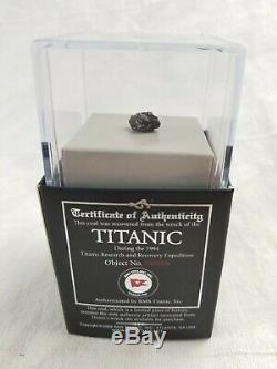 Rms Titanic Coal In Display Case With Coa- From 1994 Expedition Rare